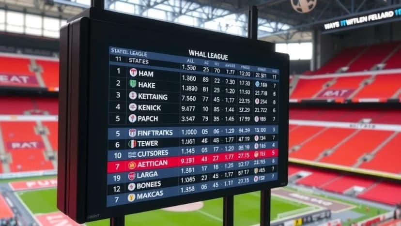 Arsenal FC poängställning denna säsong