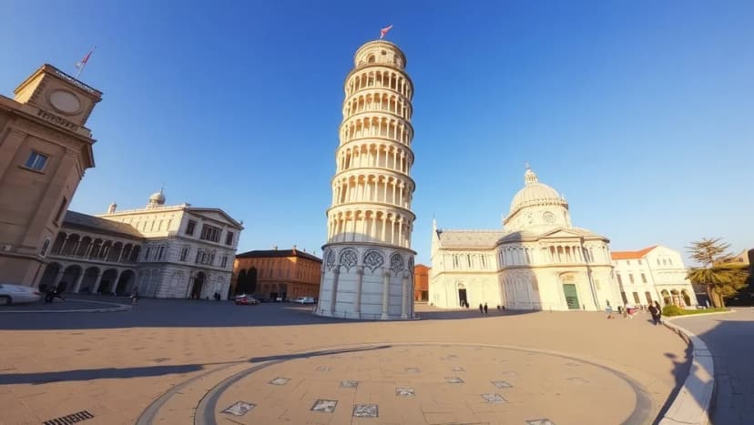 Lutande tornet i Pisa och dess märkliga historia